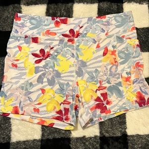 Pro Player XL Spandex Flowers Bike Shorts